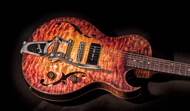 SEL Junior Quilted Maple with short scale